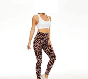 Vêtements de sport légers et respirants en Spandex/Nylon à taille haute pour un confort optimal et un contrôle de la silhouette - Product Image 3