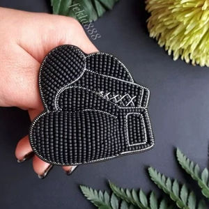 Collection en gros de porte-clés perlés faits à la main de style bohème indien en alliage pour la décoration de sacs Guru Kirpa Export House - Product Image 5