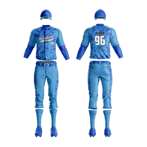 Conjunto de Camiseta y Pantalones de Béisbol Transpirables con Estampado Digital y Logotipo Frontal para Adultos, Uso Invernal por Clubes, Escuelas y Equipos - Product Image 1
