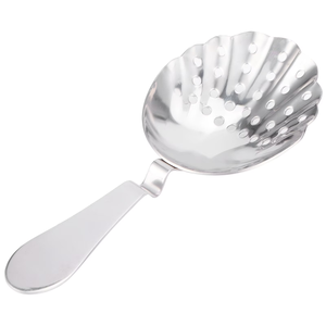 Cuchara Coladora de Acero Inoxidable de Alta Calidad con Acabado Brillante Plateado, Ecológica, Pulido Espejo, Resistente, Tamaño Personalizado, Logotipo Disponible - Product Image 3