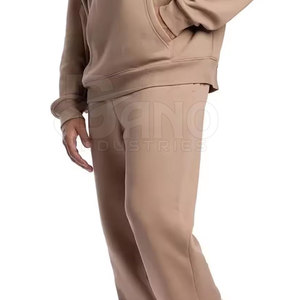 New Design 100% Cotton Breathable Winter Hooded <b>Pullover</b> <b>Men</b> Tracksuit Long Sleeve Street Wear Made in Pakistan - Product Image 5