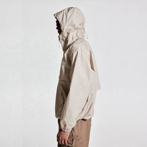 High Quality Hooded <b>Waterproof</b> Windbreaker <b>Jacket</b> Custom Design <b>Lightweight</b> Outdoor Streetwear for Men <b>Women</b> - Product Image 3