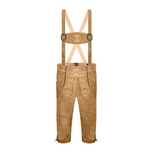 Nouvelles Lederhosen Bavaroises pour Hommes 2026 – Vêtements Traditionnels Courts en Cuir Véritable Respirant de Haute Qualité, Couleur et Logo Personnalisables - Product Image 1