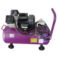 Nouveau Lancement 220V Haute Qualité 4.5HP Sans Huile Double Têtes Portable Mini Air Compresseur Air Booster Pompe 50 litres réservoir