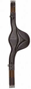 Sangle anatomique pour cheval de qualité supérieure, en cuir de haute qualité, sangles élastiques, boucles métalliques, taille personnalisable, marque SADAF SADDLERY - Product Image 2