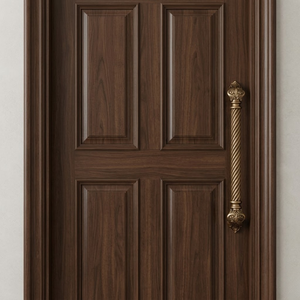 Modern Brass 36inch <b>Door</b> <b>Handle</b> <b>Pull</b> | Twisted Spiral Design Heavy Duty for Apartment Entrance <b>Doors</b> - Product Image 4