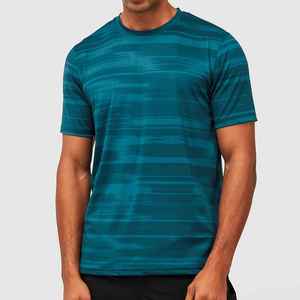 Camiseta Deportiva Personalizada para Hombre, 100% Poliéster, Tejido de Punto, Impresión Digital, Cuello Redondo, Transpirable, Ecológica, de Secado Rápido - Product Image 4