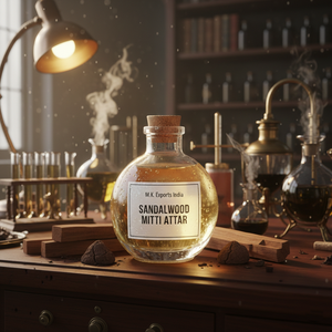 Huile de parfum naturelle inspirée de la terre de pluie Sandali Mitti Attar, M.K Exports Inde - Product Image 5