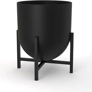 Hot Selling Plant <b>Pot</b> with Plant <b>Stand</b> Metal Plant <b>Pots</b> Indoor Planter Flower <b>Pot</b> - Product Image 1