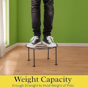 Supports de pots antirouille pour plantes, support de pot de fleurs pour salon, intérieur/extérieur, en fer - Product Image 4