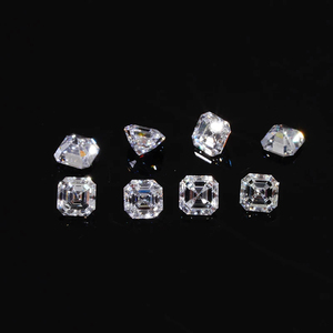 Excellents diamants synthétiques de laboratoire non montés, taille Asscher, 0,50 ct/pièce, clarté VVS-VS, couleur DEF, vente en gros, pour la fabrication de bijoux sur mesure - Product Image 3