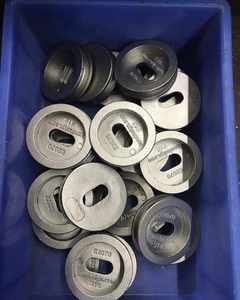 Composants coudés en acier inoxydable moulés sur mesure, usinés CNC, finition usinée, découpe par électroérosion à fil pour équipement industriel RMV - Product Image 5