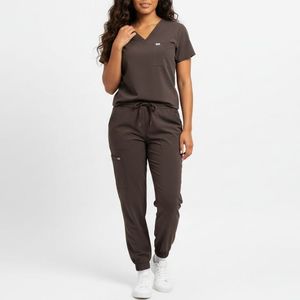 Hospital Nurse Workwear Set Short Sleeve Medical <b>Scrubs</b> with Customized Branding Options Breathable Medical <b>Scrub</b> Suits - Product Image 6