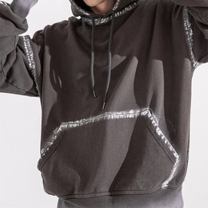 Cheap Price Custom Solid Autumn 100% Cotton Casual Washed <b>Hooded</b> Sweatshirt High Quality Regular Fit Pullover <b>Fleece</b> Men's - Product Image 5