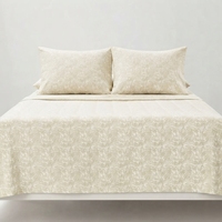 Parure de lit Stella et 2 taies d'oreiller, ensemble classique 100% coton 150 fils/cm², qualité A, respirante, toutes saisons, pour usage domestique, literie adulte