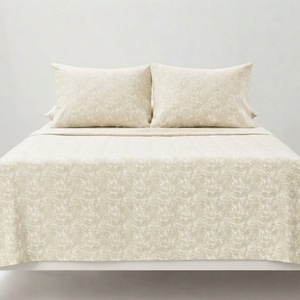 Parure de lit Stella et 2 taies d'oreiller, ensemble classique 100% coton 150 fils/cm², qualité A, respirante, toutes saisons, pour usage domestique, literie adulte - Product Image 3