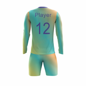 Maillots de football personnalisés à manches longues pour homme, uniformes d'équipe de football personnalisés avec logo, numéro et nom d'équipe, couleur personnalisée - Product Image 2