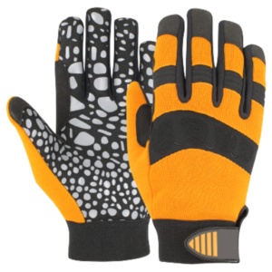 ถุงมืออุตสาหกรรมคุณภาพสูง ทนทาน แข็งแรง ยี่ห้ออามาร่า  หนังสังเคราะห์เสริมความแข็งแรง ป้องกันแรงกระแทก - Product Image 1