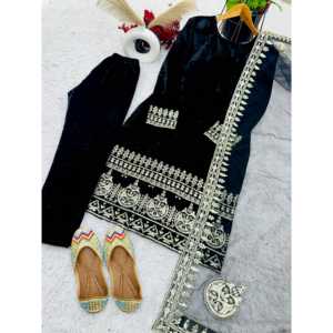 Top de fiesta de ropa india y paquistaní completamente cosido de diseñador con parte inferior elegante Dupatta - Product Image 1