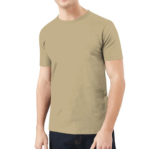 T-shirt formel pour homme en polyester/coton tricoté, imprimé sur mesure, col simple, fin, séchage rapide, respirant, vêtements de sport - Product Image 1