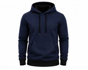 Sudadera con Capucha de Estilo Urbano para Hombre, Vintage, de Felpa Gruesa de Spandex/Algodón, con Bolsillo y Diseño de Hombros Caídos - Product Image 1