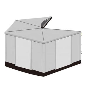 Auvent latéral pour passager, arrière inscription volka 4x4, avec fenêtre en maille - Product Image 3