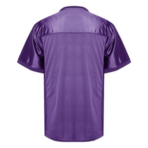 Jersey de Fútbol Americano Altamente Recomendado, Logotipo Frontal Personalizado, Nombre del Equipo, Unisex, Tallas Grandes Disponibles, 100% Poliéster - Product Image 5