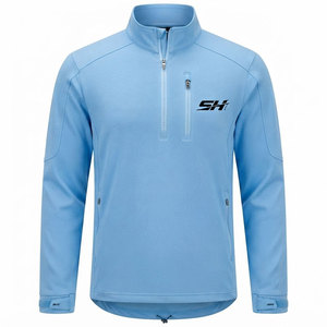 Men's Performance Quarter-Zip Sport <b>Jacket</b> Pro Fit Men's Active Fitness Wear Quick Dry Lightweight Eco Friendly Polyester <b>Jacket</b> - Product Image 1