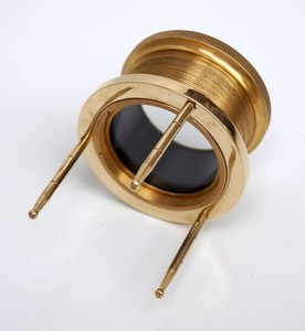 Brass Durable <b>Desk</b> Map Magnifying Tripod Glass Magnifier Tabletop Reading Lens with Modern Design for Antique Office <b>Study</b> Decor - Product Image 5