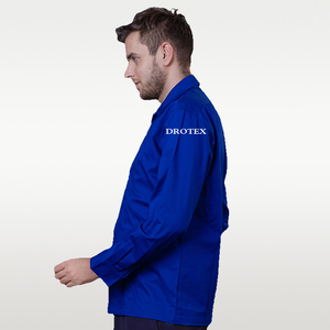 Veste de travail pour homme, 100% coton, 9 oz, NFPA2112, ignifuge, respirante, manches courtes, décontractée, CAT2, résistante au feu - Product Image 6