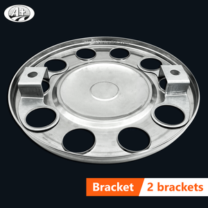 Anillo Protector de Cubierta de Rueda de Acero Inoxidable 225 T304 para Camión/Autobús, Diseño de Centro Cerrado para Rueda de Acero - Product Image 5