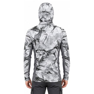 Camisas de Pesca con Capucha de Manga Larga, Diseño de Camuflaje a Contraste, Sublimadas, Transpirables, con Protección Solar - Product Image 3
