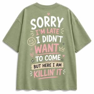 T-shirt décontracté gris pour femme, col rond, manches courtes, imprimé floral, coupe ample, 100 % coton respirant, 180 g, couleurs personnalisables - Product Image 1