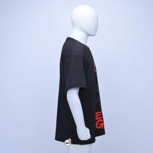 T-shirt pour homme de qualité supérieure, imprimé sur mesure, col roulé, manches courtes, tricoté, 100% coton jersey, mode printemps-été - Product Image 4