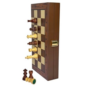 Juego de Ajedrez Magnético de Madera de Mango para Montar en la Pared - Juego de Mesa Artesanal al por Mayor - Product Image 1