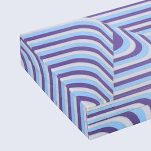 Moderna Caja de Joyería Rectangular con Grabado Floral, Caja de Regalo Personalizada para Guardar Anillos y Pendientes para Navidad - Product Image 4