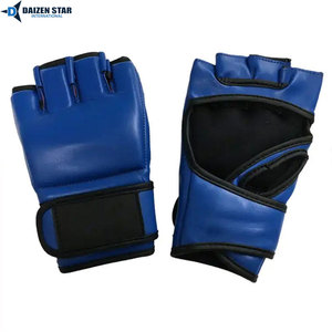 Guantes de MMA de Cuero DAIZEN STAR INTERNATIONAL con Agarre para las Manos y Cierre de Velcro para Entrenamiento de Boxeo y MMA para Adultos - Product Image 2