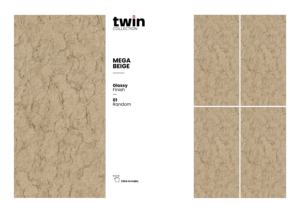 กระเบื้องพอร์ซเลนดีไซน์หรูหรา ขนาด 60x120 ซม. 600x1200 มม. 24x48 นิ้ว ผิวเงา ขนาดใหญ่ เหมาะสำหรับโครงการหรูหรา - Product Image 5