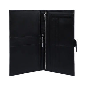 Portefeuille en cuir véritable pour hommes de haute qualité RFID avec logo personnalisé Porte-cartes haut de gamme Vente en gros direct usine - Product Image 4