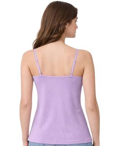Débardeur Camisole Femme Lavande Ajustable à Bretelles, Coupe Slim, Extensible, Décontracté, Basique, Été, Doux et Confortable pour le Quotidien - Product Image 2