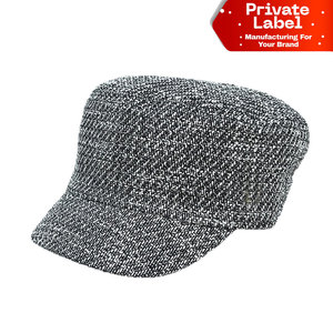 Gorro de Fieltro de Lana Suave, Gorro de Pescador con Visera para Invierno, Gorro de Lona Transpirable para Verano y Primavera - Product Image 1