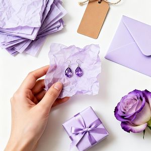 Carta Velina Viola Chiaro 14x10 Pollici, 330 Fogli in Confezione Grande per Decorazioni di Matrimoni, Feste di Compleanno e Progetti Artistici Fai-da-Te - Product Image 3