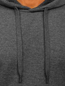 เสื้อสเวตเชิ้ตมีฮู้ดสำหรับผู้ชายอินฟีคชั่นส์สีเทา ผ้าฝ้ายเฟรนช์เทอร์รี่ ลำลอง มีกระเป๋าด้านหน้า โลโก้ ฤดูใบไม้ร่วง ทรงปกติ - Product Image 5