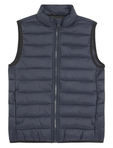 Winter Eco-Friendly Breathable Lightweight Casual Sleeveless <b>Women</b> Woven Windproof Zipper Bubble Outer Wear Puffer <b>Vest</b> 100% - Product Image 2