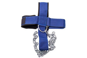 Arnés de Cabeza de Cuero Sintético Ecológico Negro de Alta Demanda con Correa Cruzada de Nylon, Diseño Personalizado para Hombres, Colores y Tallas Personalizables - Product Image 3
