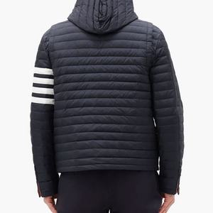 เสื้อโค้ทขนเป็ดแบบมีฟองสำหรับผู้ชายเสื้อโค้ทผ้าขนเป็ดแวววาวพร้อมบาร์เสื้อโค้ทผ้าสำหรับทำงานสไตล์2023ตามสั่งฤดูหนาว - Product Image 5