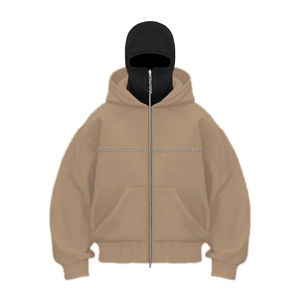 Sweat à capuche cagoule zippé pour homme, personnalisé, épais, haute qualité, avec impression numérique 2026 - Product Image 3