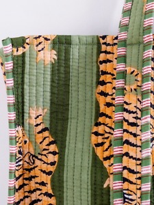 Fashionable Printed Cotton Quilted Shoulder <b>Bag</b> for Ladies <b>Lightweight</b> and Comfortable Carry - Product Image 3
