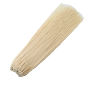 Vietnam <b>Micro</b> Loop Hair <b>Extension</b> Human Hair for Women No Glue No Heat Natural Straight Double Drawn Direct Factory Best Seller - Product Image 6