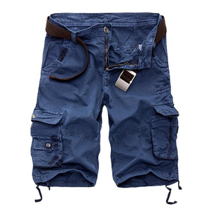 Pantalones Cortos Cargo para Hombre 100% Algodón, Ecológicos, Moda de Verano con Logotipo Frontal Personalizado, Servicio OEM - Product Image 4